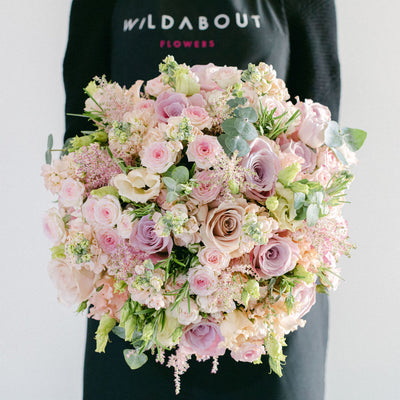 hand-tied rose bouquets