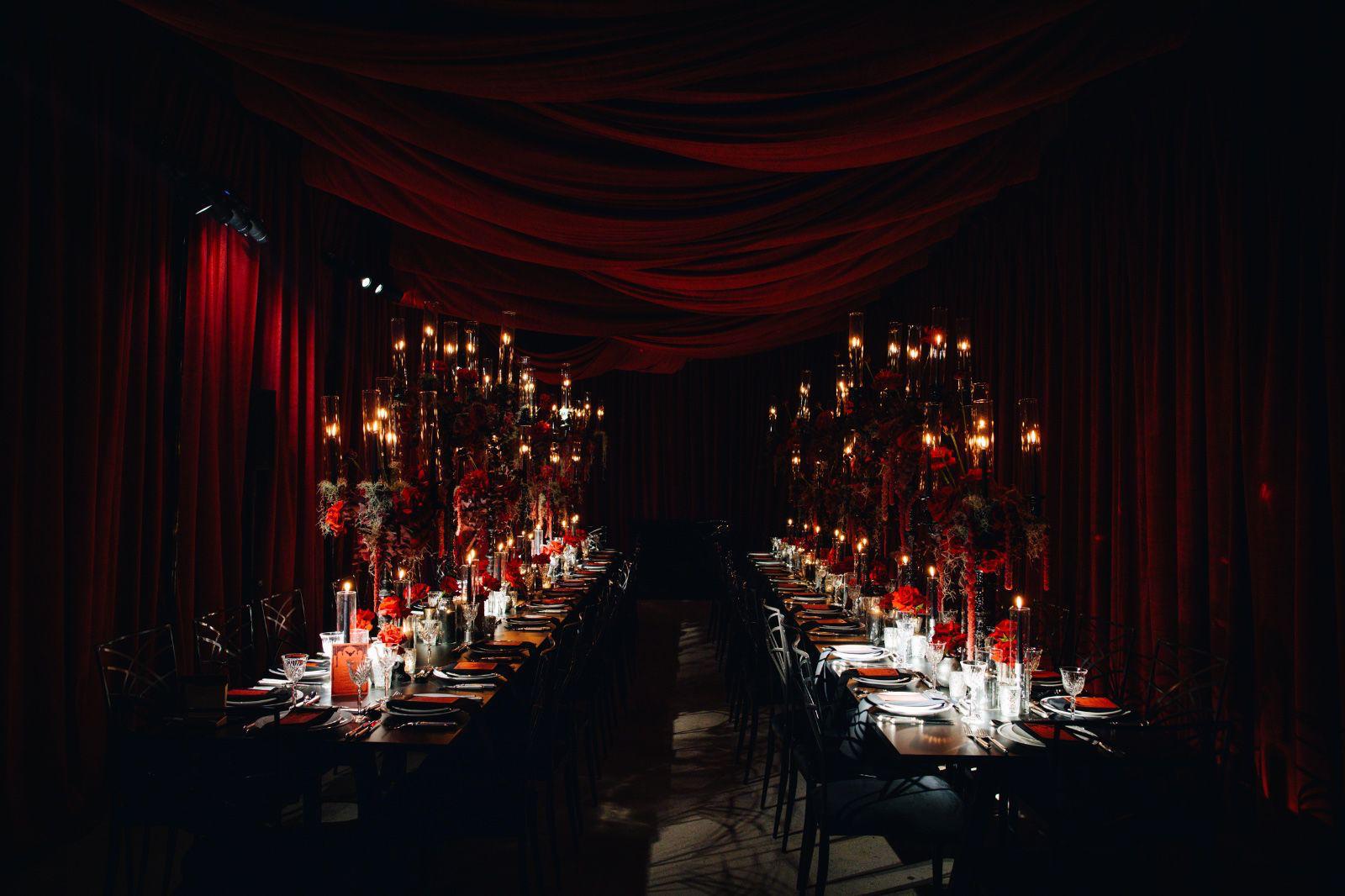 Hauntingly Beautiful Florals for a Halloween Soirée at 14 Cavendish W1