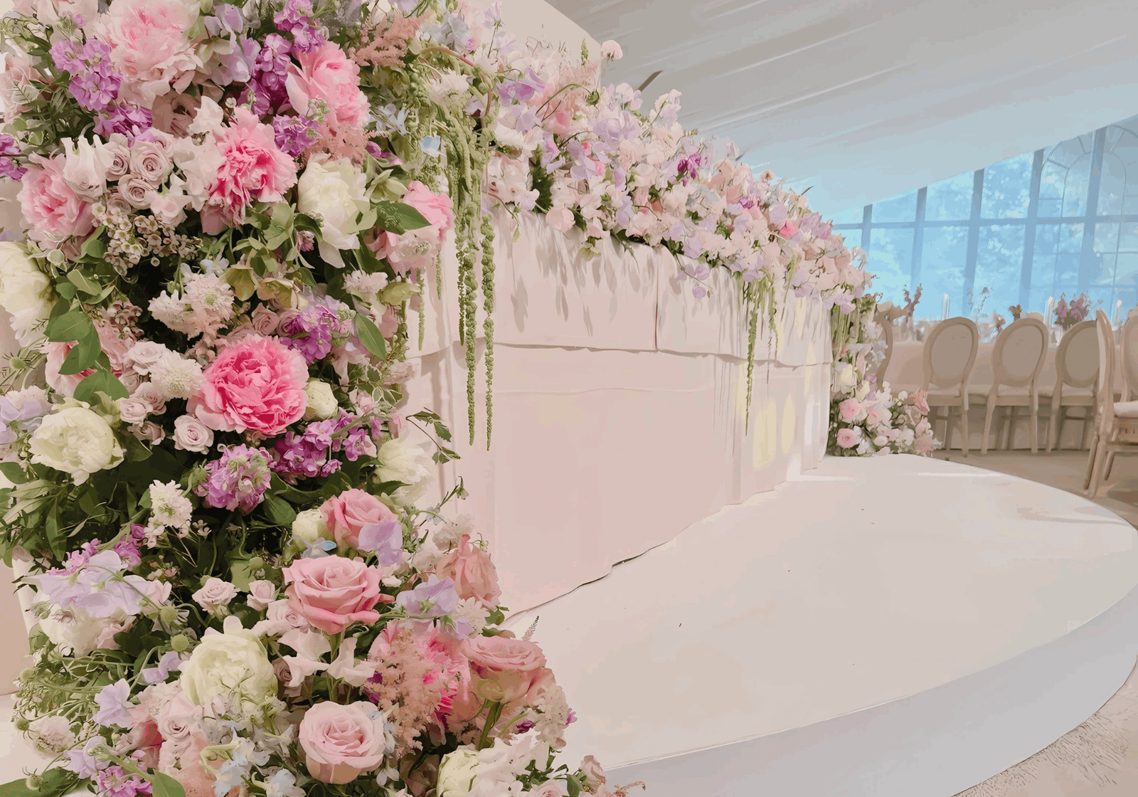 Romantic Florals at The Clementine in Syon Park: A Summer Wedding Story