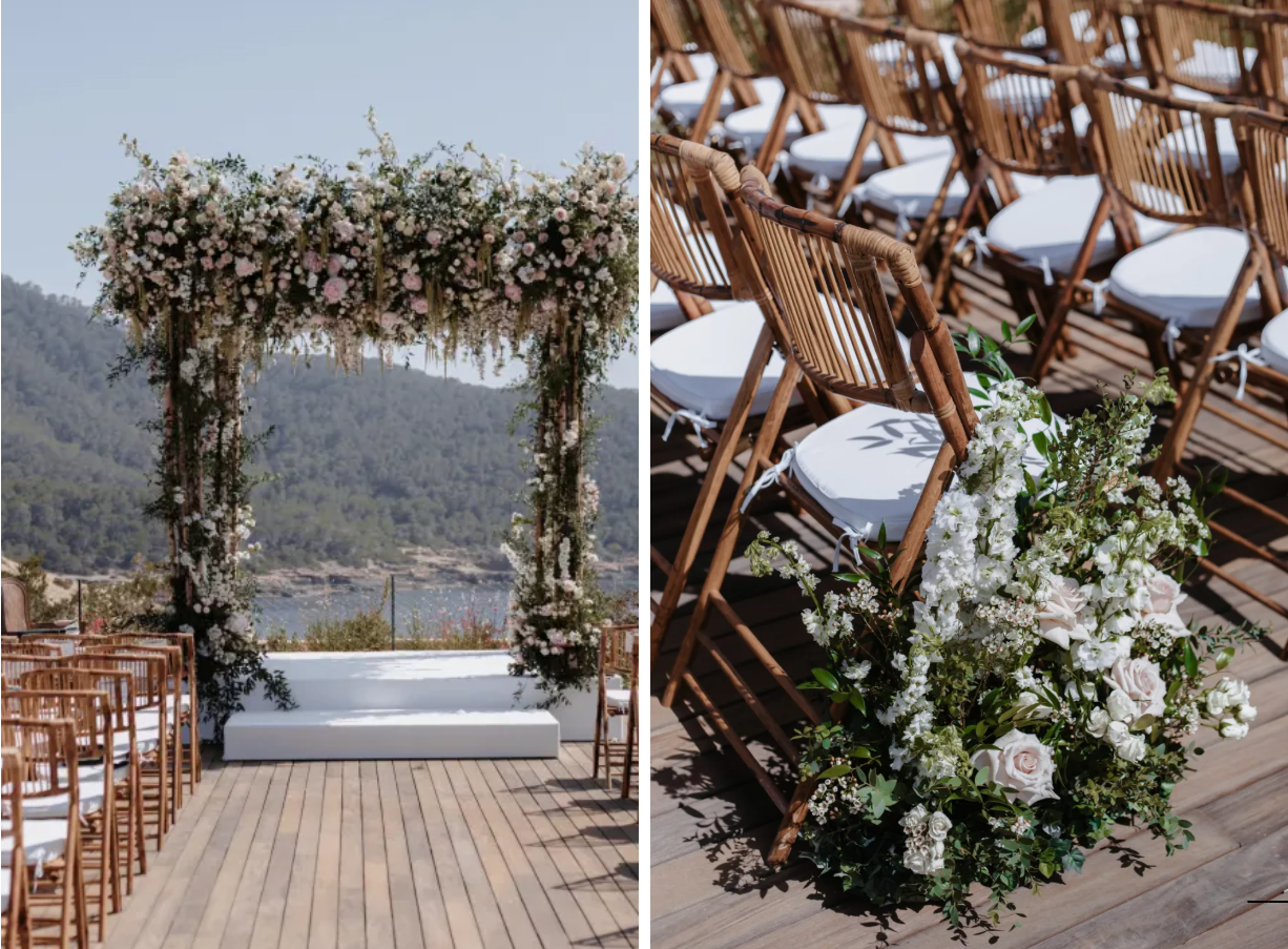 Wedding Flowers at Six Senses Ibiza: Wildabout’s Expertise for Luxury Celebrations