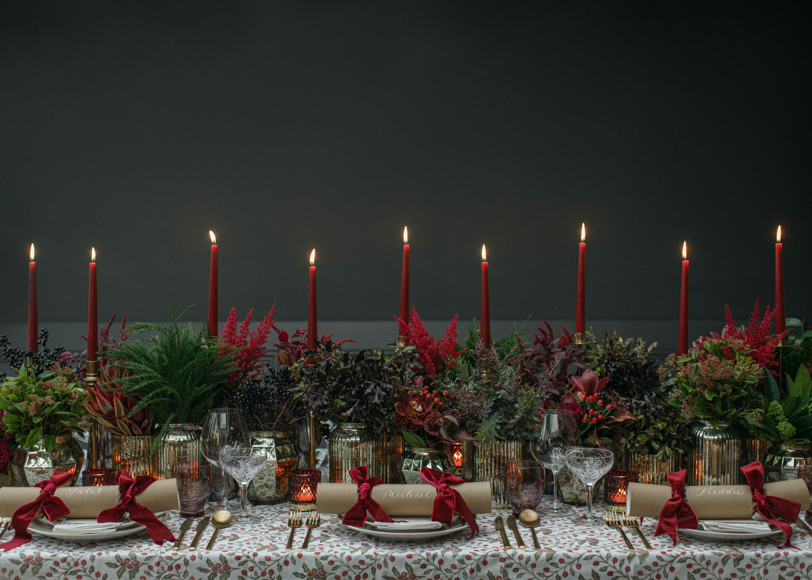 Flowers and design by Wildabout.